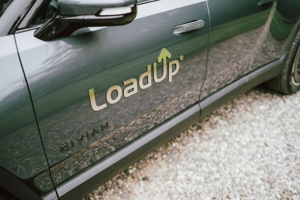 JRP truck branding showing the LoadUp platform infrastructure that powers JRP